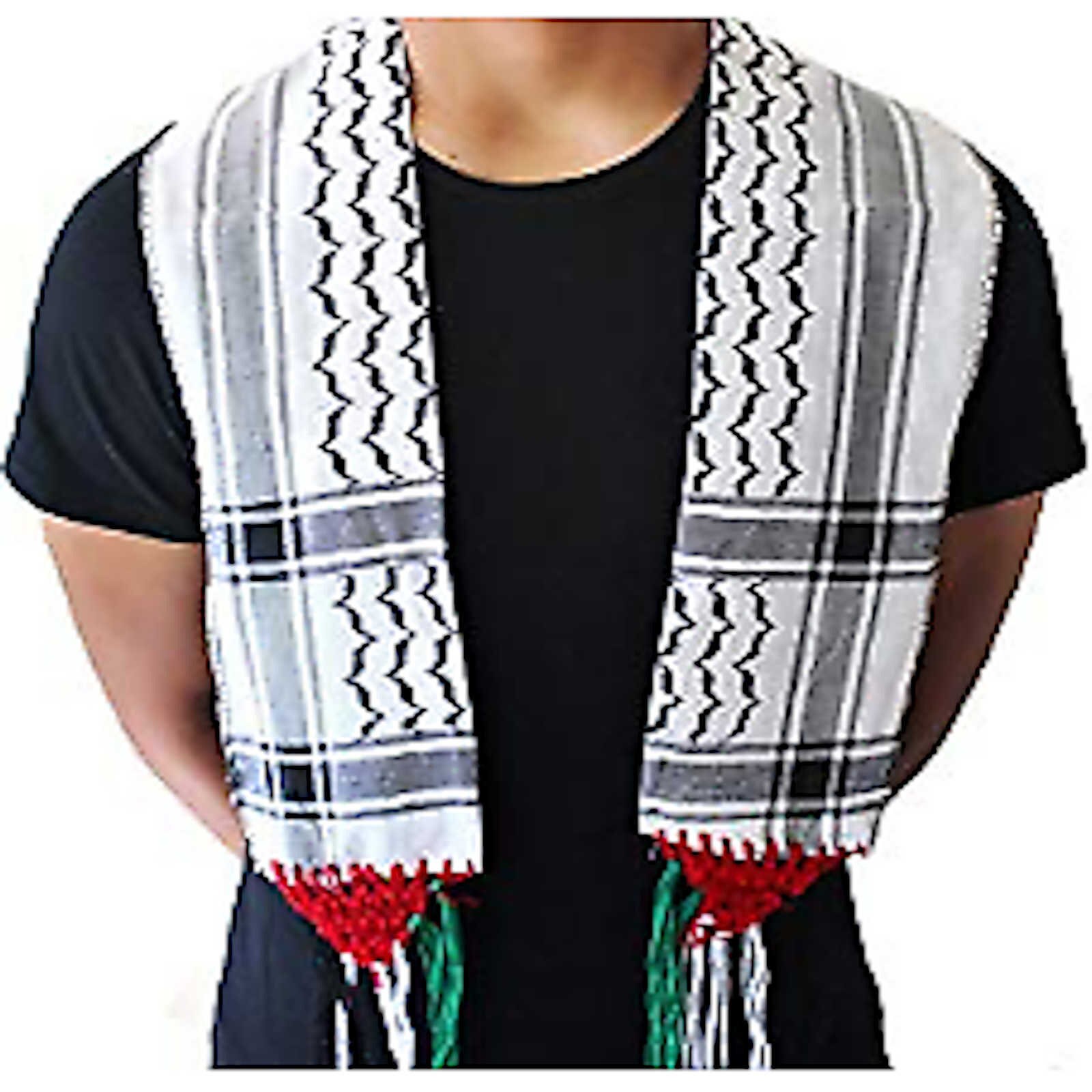 Scarf Palestine Flag Keffiyeh Scarf Wrap Tactical Shawl Etsy