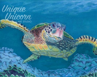 Sea Turtle - Print