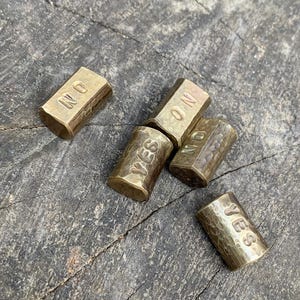 bias brass dice