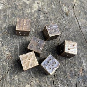 15mm brass dice