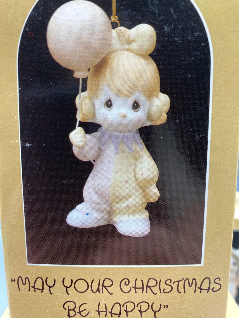 Vintage Precious Moments Christmas Ornaments New In Boxes 8 Etsy