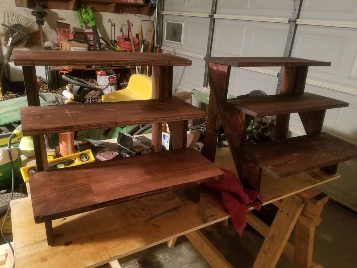 A Pair of Cupcake Stair Stand 3 Step Stands. Etsy