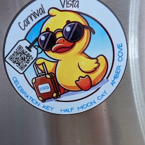 Destination Cruise Duck Magnet | Cruise Decor | Cruise Door Decor