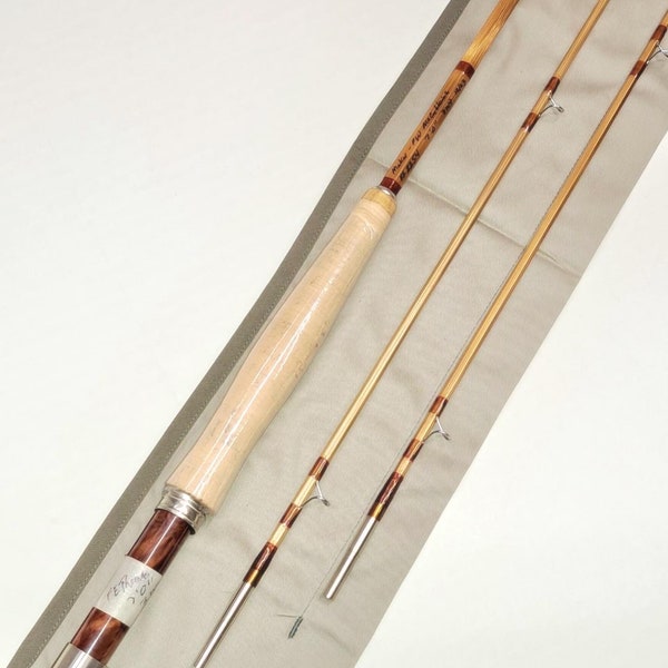 No. 2254 - 7’0”, 2/2, 3 Weight Custom Made Flamed Bamboo Fly Rod