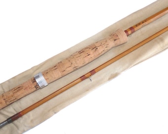 8’9”, 2/1, 6 Weight Sherrington Split Cane Bamboo Fly Rod
