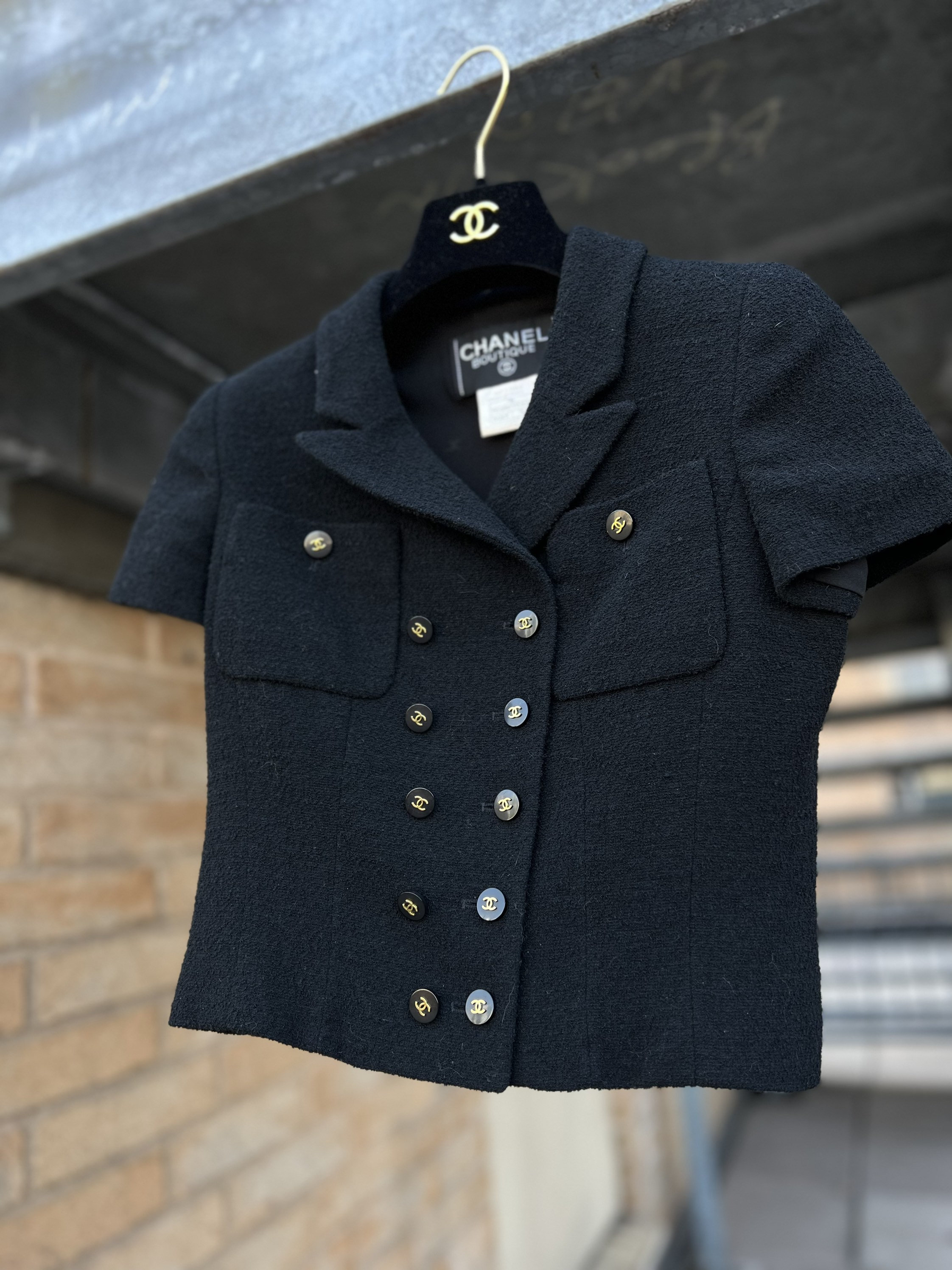 Chanel Crop Jacket - Etsy Chanel Crop Jacket - Etsy