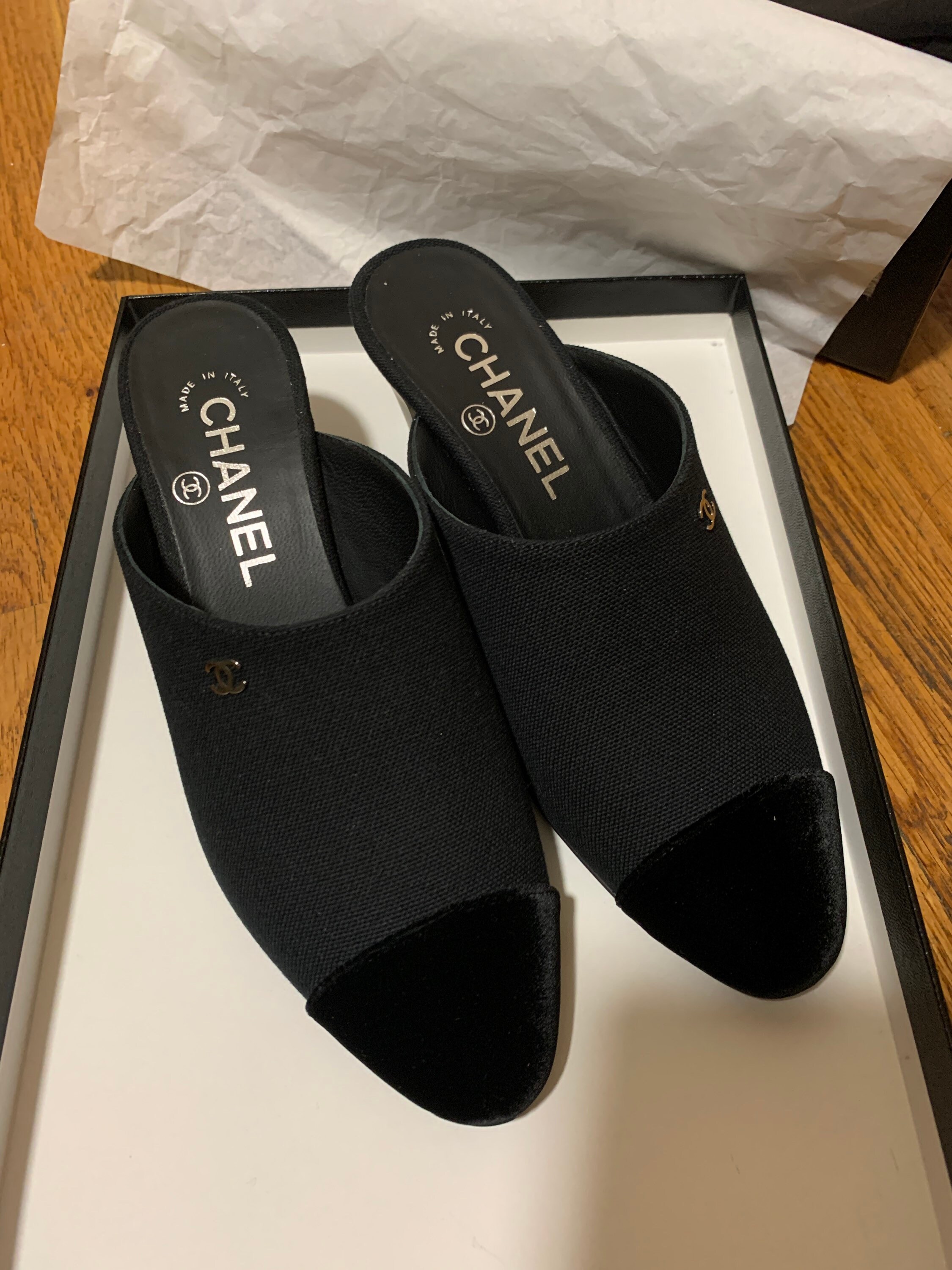 Chanel Mule size 35 Etsy