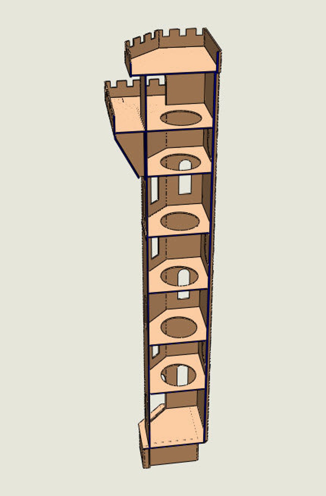 DIY Cat Tower Corner Plans & Patterns Etsy