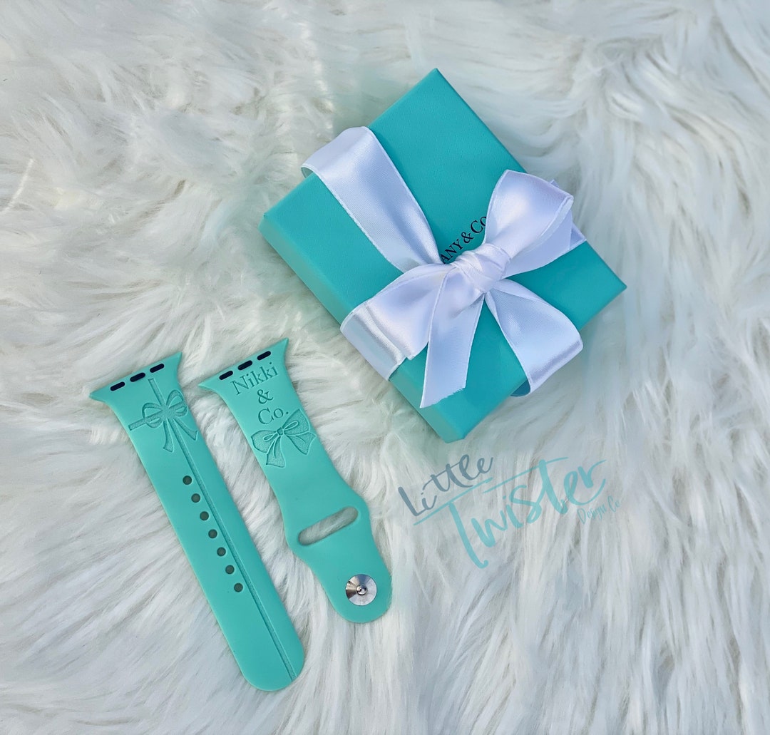 Custom Watch Band Personalized Sport Band Blue Box Watch Band Etsy