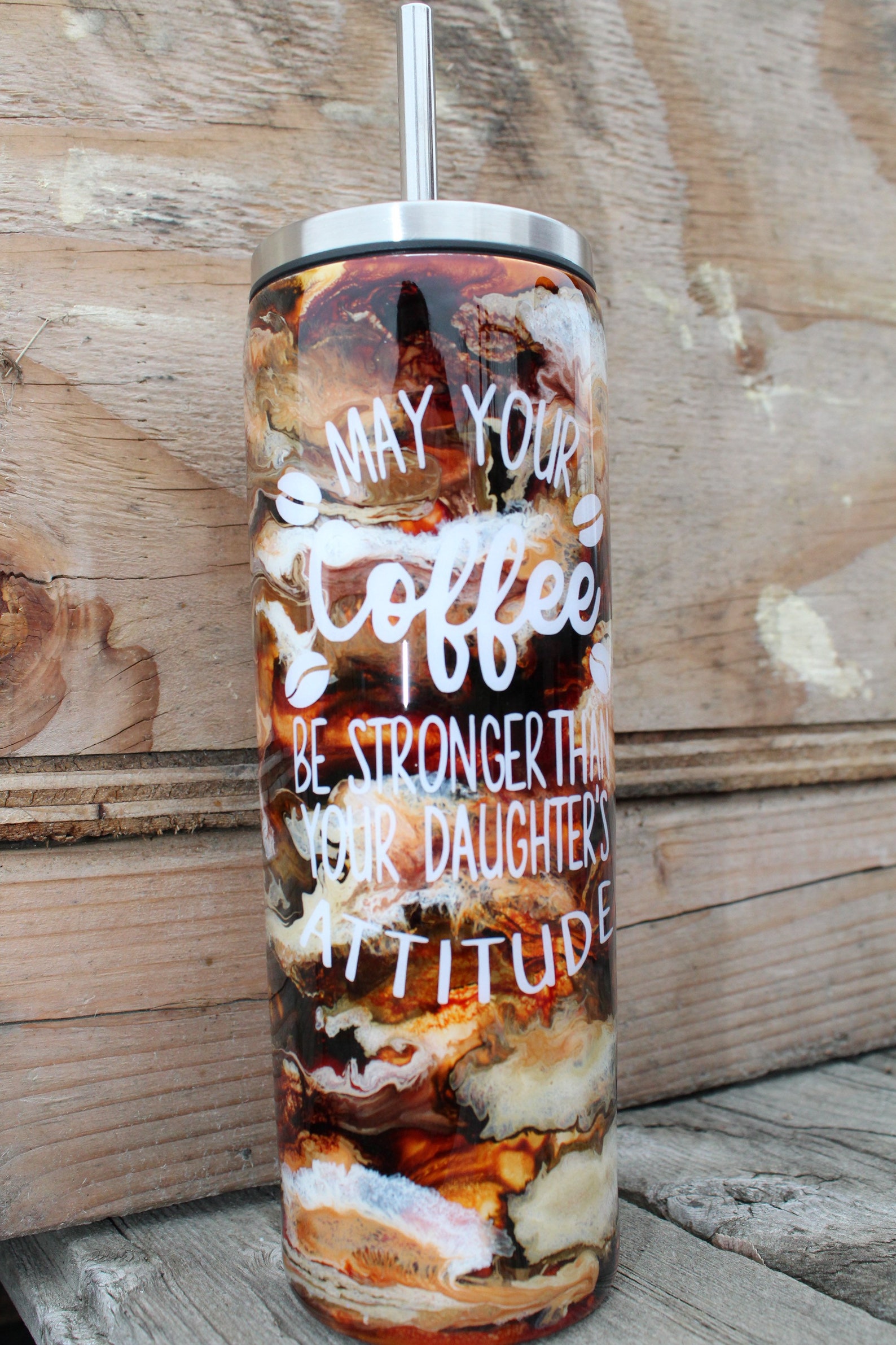 Coffee epoxy tumbler Etsy