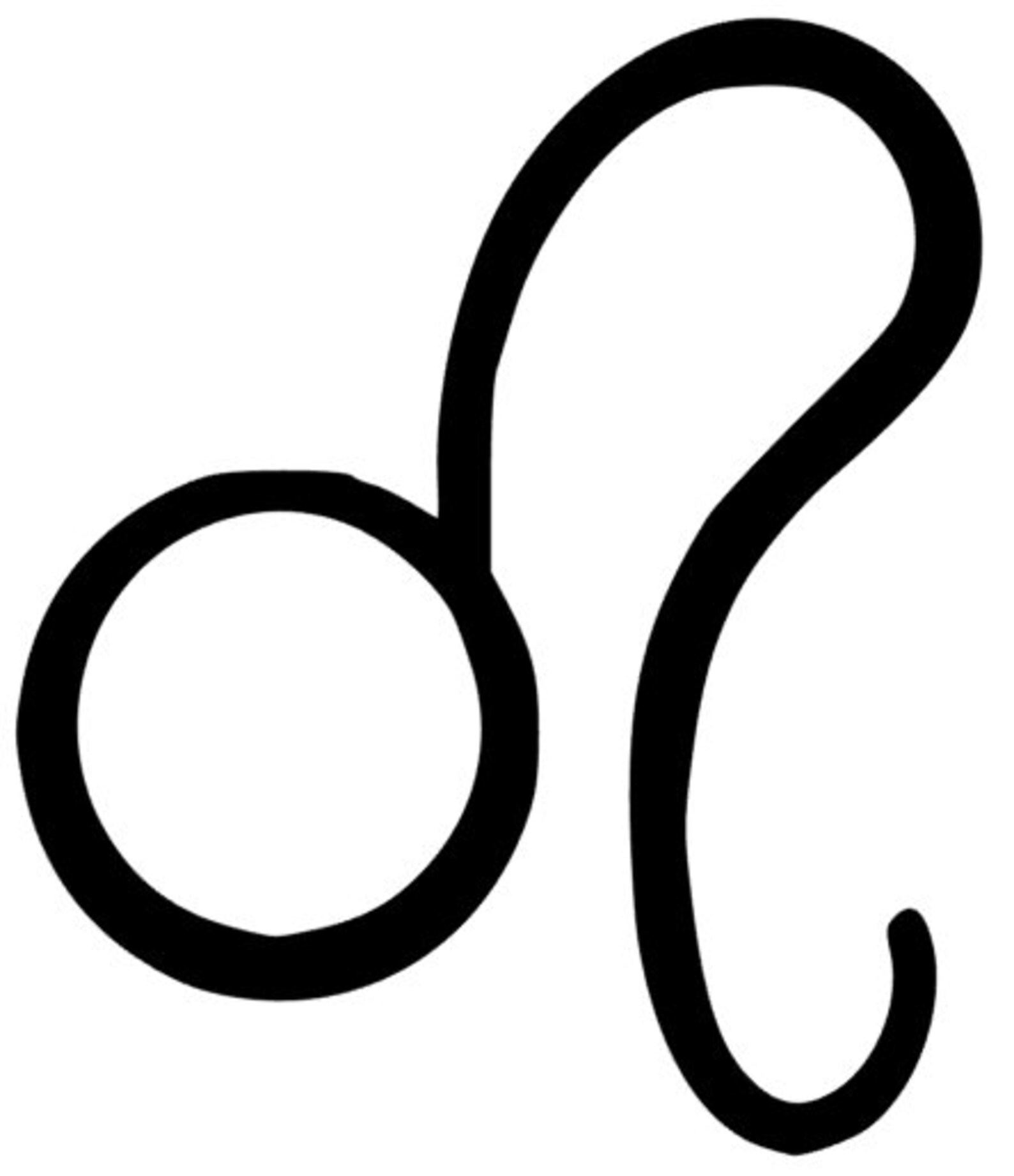 Leo symbol vinyl decal Etsy