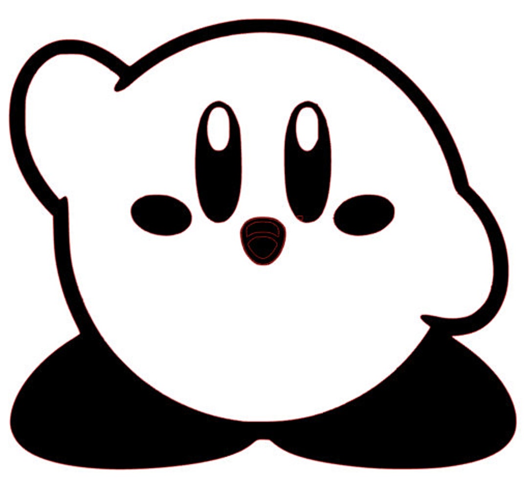 Kirby Vinyl Decal Etsy