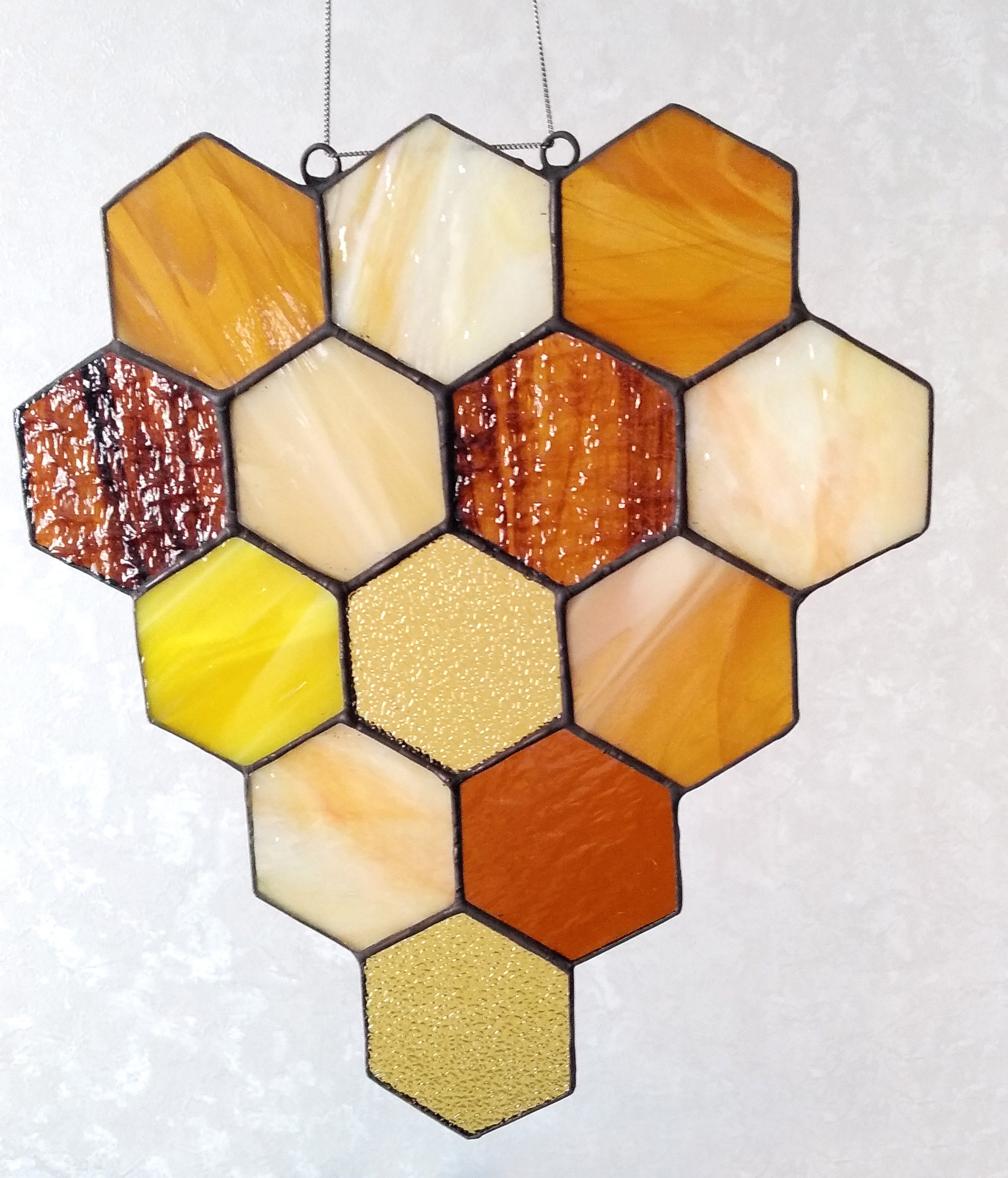 stained glass suncatcher window hanging home decor Etsy