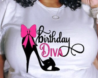 Diva's Birthday Png and Svg for download only