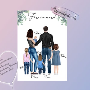 personalized family | dad gift | family poster | grandparents gifts