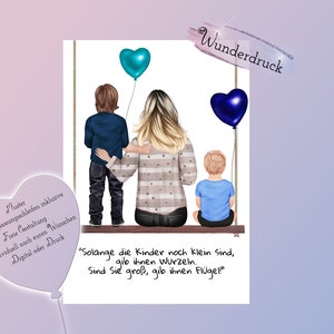 Geschenk Erzieherin | Kindergarten | Geschenkidee Vorschule | Personalisiert | Wunderdruck | Abschied | B22