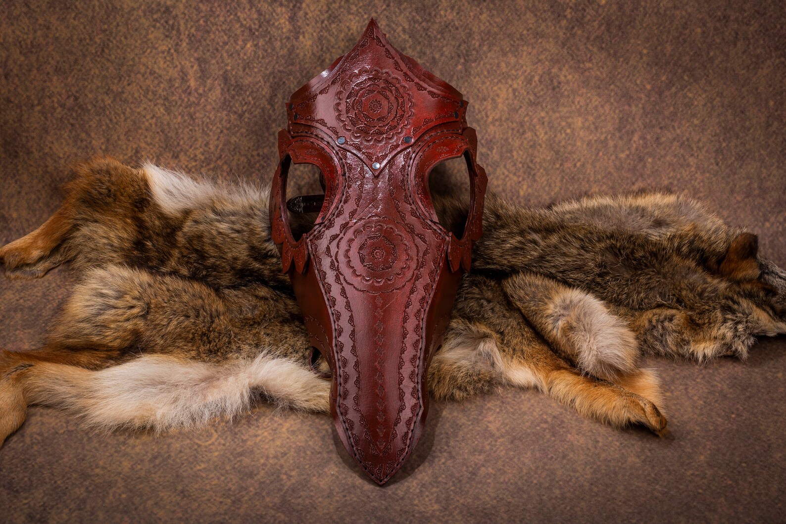 Horse Face Armor Horse Collar Leather Armor Costume Etsy