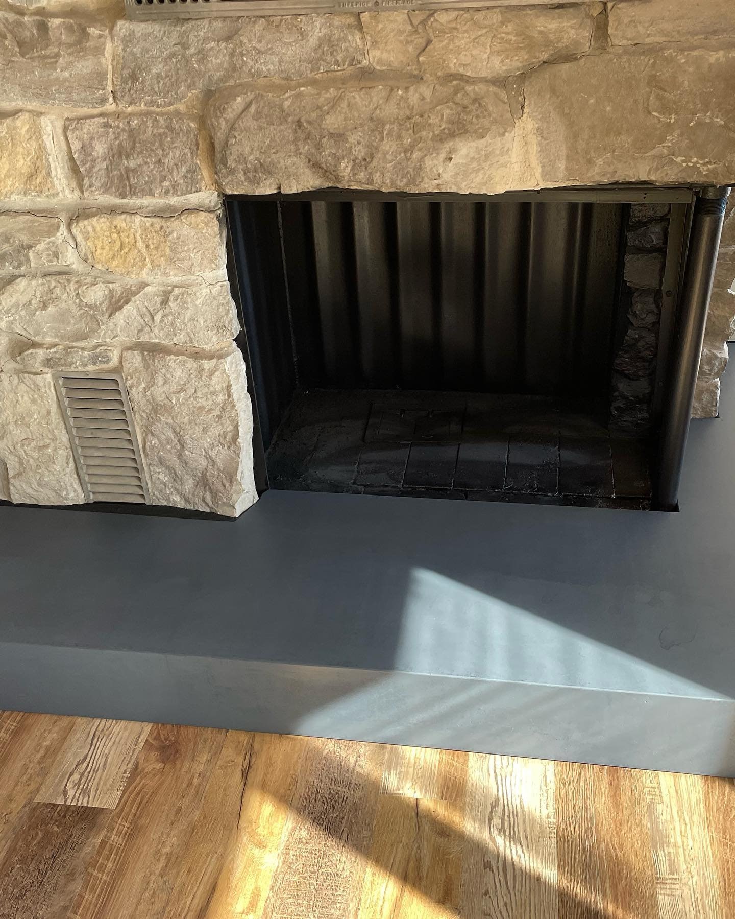 Custom Concrete Fireplace Hearths Made to Order Etsy