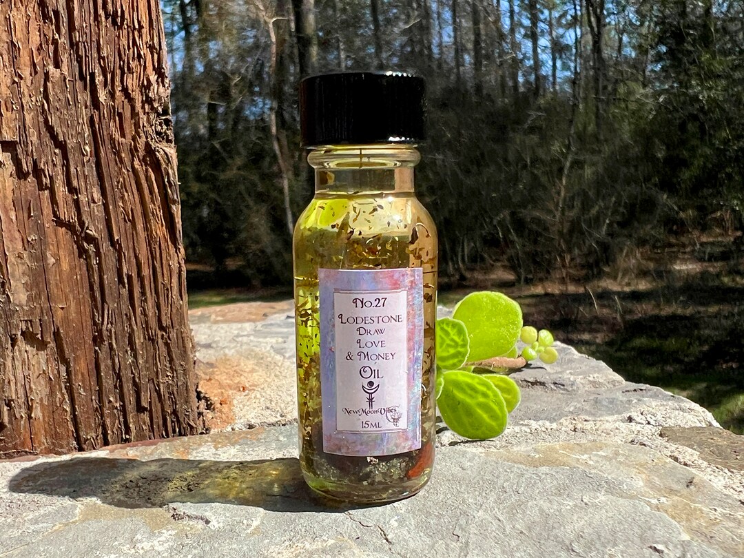 Lodestone Draw Love and Money Oil Magnetic | Infused With Genuine ...