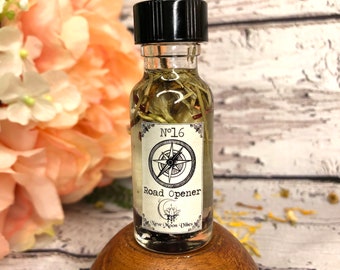 Road Opener Conjure Oil Wiccan Pagan Intention Spell Eliminate Blockages Remove People Obstacles Clear Path Invoke Happiness Success