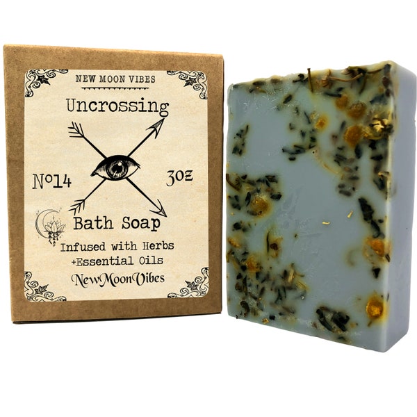 Unhexing Uncrossing Conjure Herbal Soap Bar Wiccan Ritual Bath Protection