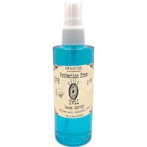 Protection Evil Eye Hex Negativity Spell Room Misting Spray Pagan Wicca Protect from Jealousy Gossip Forces Calm Nerves