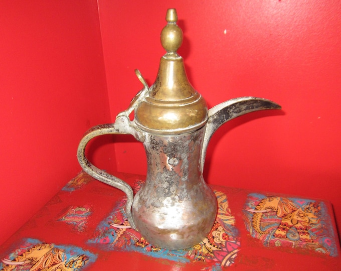 Large Antique Arabic Coffee Pot / Dallah / Islamic / Signed Etsy