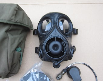 Masque à gaz britannique Avon FM12 S10 + kit complet / Respirateur NBC / SAS / Forces spéciales / Nucléaire / Risque biologique / CBRN