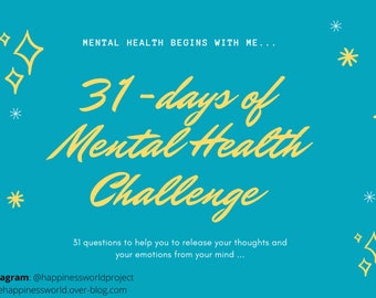 31 Days of Mental Health Digital Journal Challenge