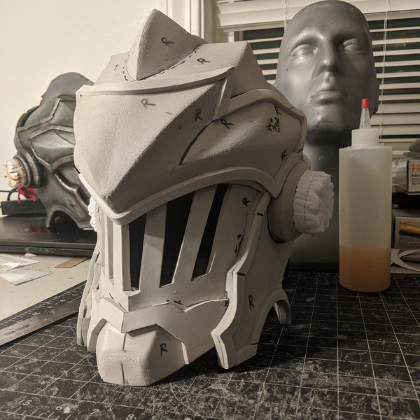 Goblin Slayer Helmet Template