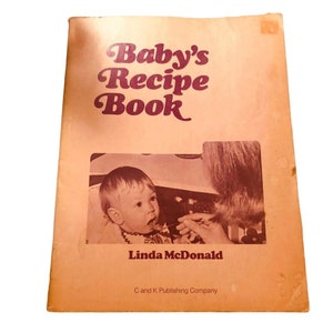 Libro di ricette per bambini del 1972 Crea il tuo