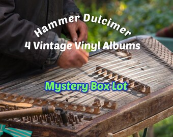 Dulcimer Music: lotto di 4 LP in vinile vintage Mystery Box