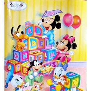 Vintage Disney Babies Wall Poster OSP 28093  Mint Still Sealed