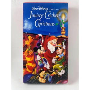Walt Disney Jiminy Crickets Christmas VHS Tape Animated Movie
