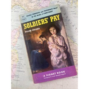 First Printing 1951 Signet Books Soldiers Pay By William Faulkner Paperback