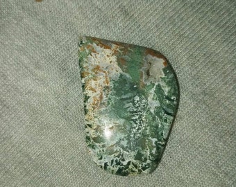 Green moss agate