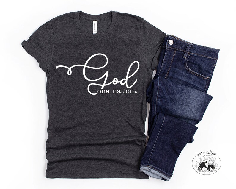 One Nation Under God Pledge of Allegiance Christian - Etsy