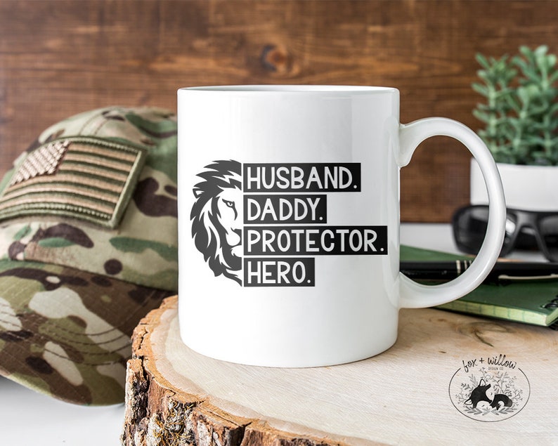 Download Husband Daddy Protector Hero with Lion Head Father's Day ...