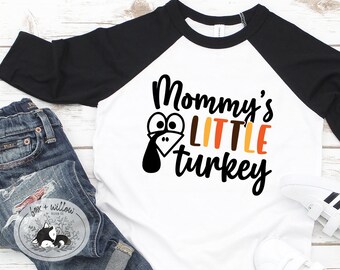Mommy's Little Turkey SVG, Baby Thanksgiving SVG, My 1st Thanksgiving svg, Baby's First Thanksgiving svg | Cut Files for Cricut, Silhouette