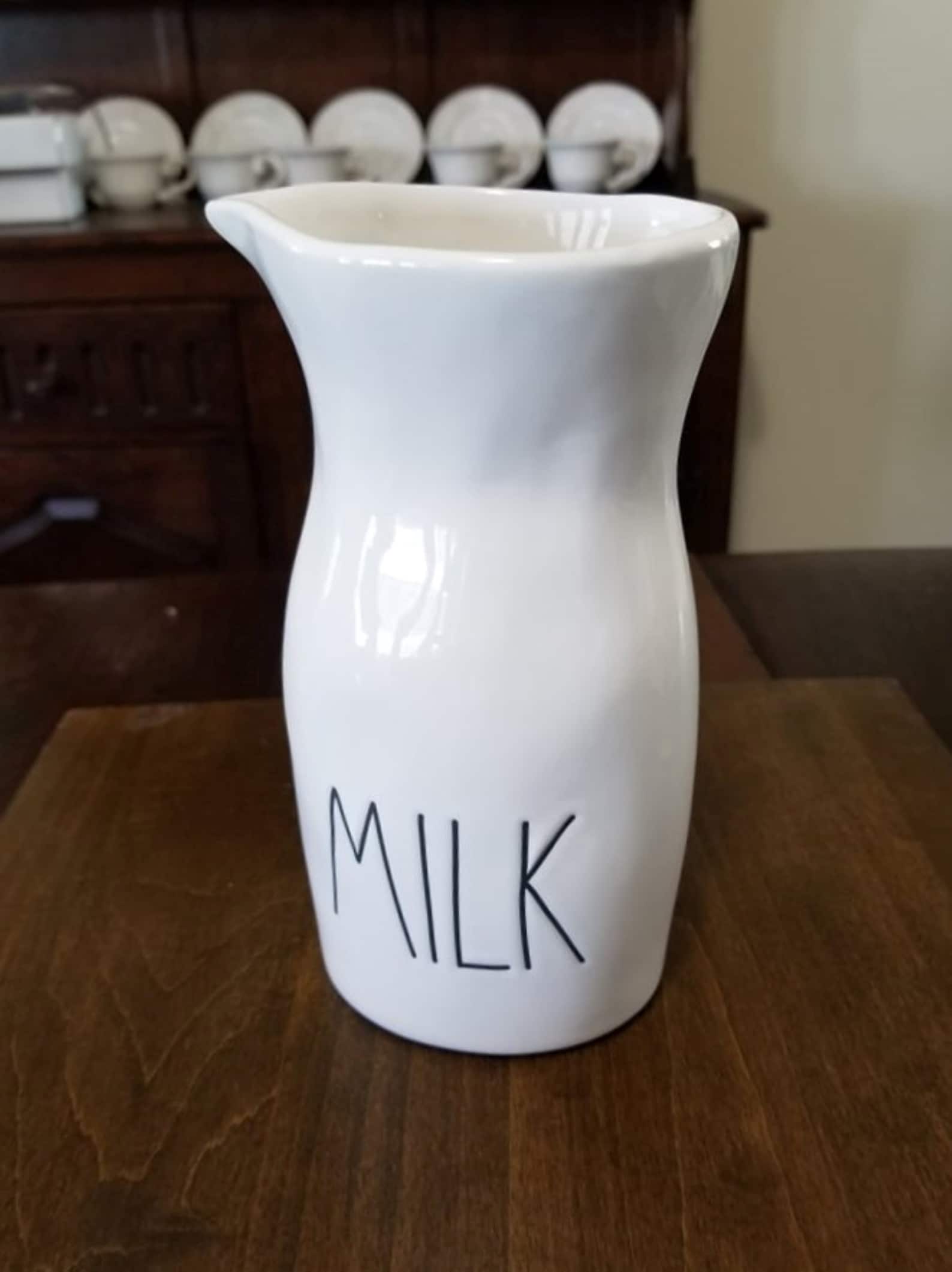 Rae Dunn Milk Pitcher Milk Carafe Milk Canister For Your Etsy