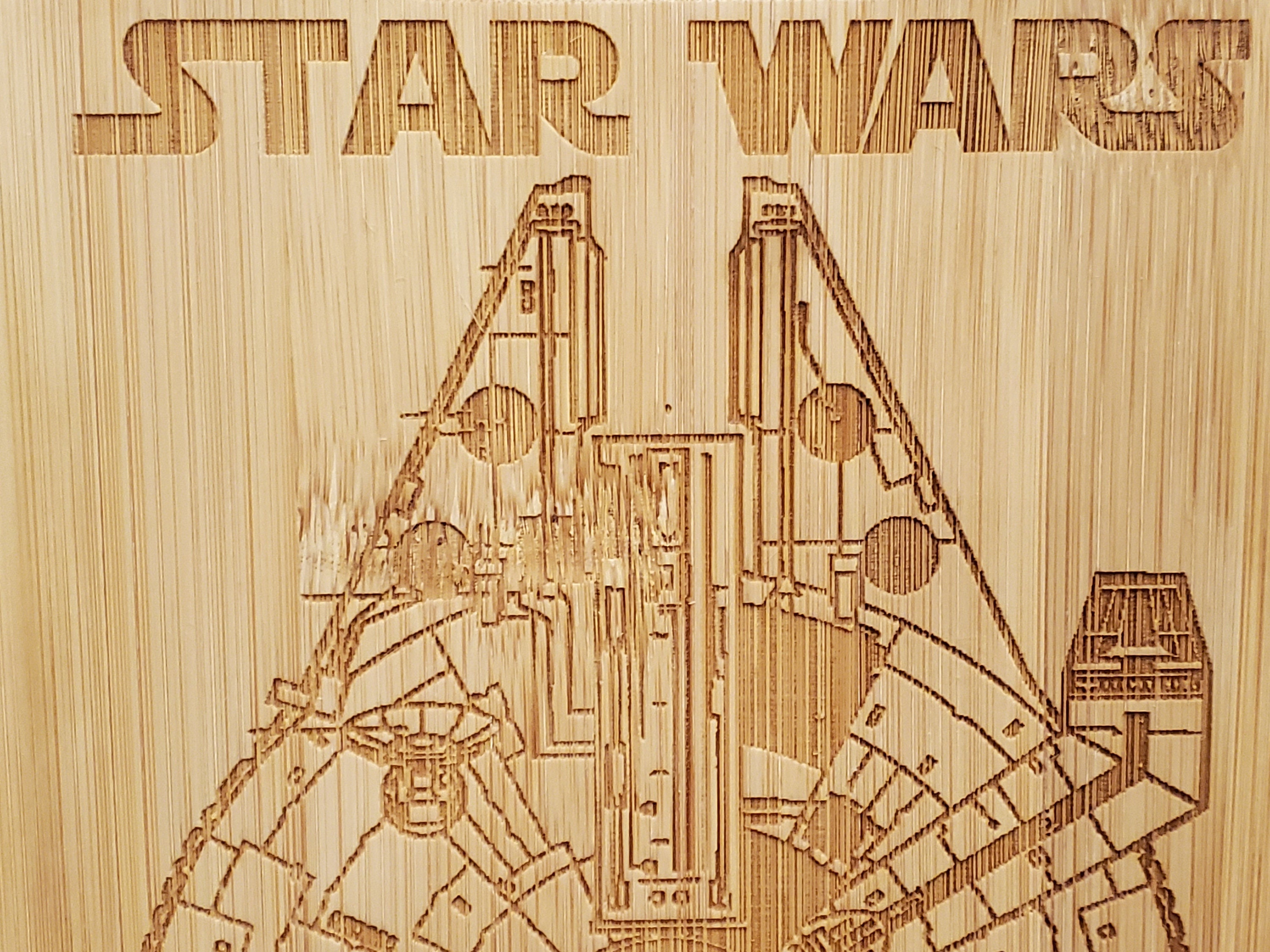 Star Wars Millennium Falcon Chopping Board » Gadget Flow