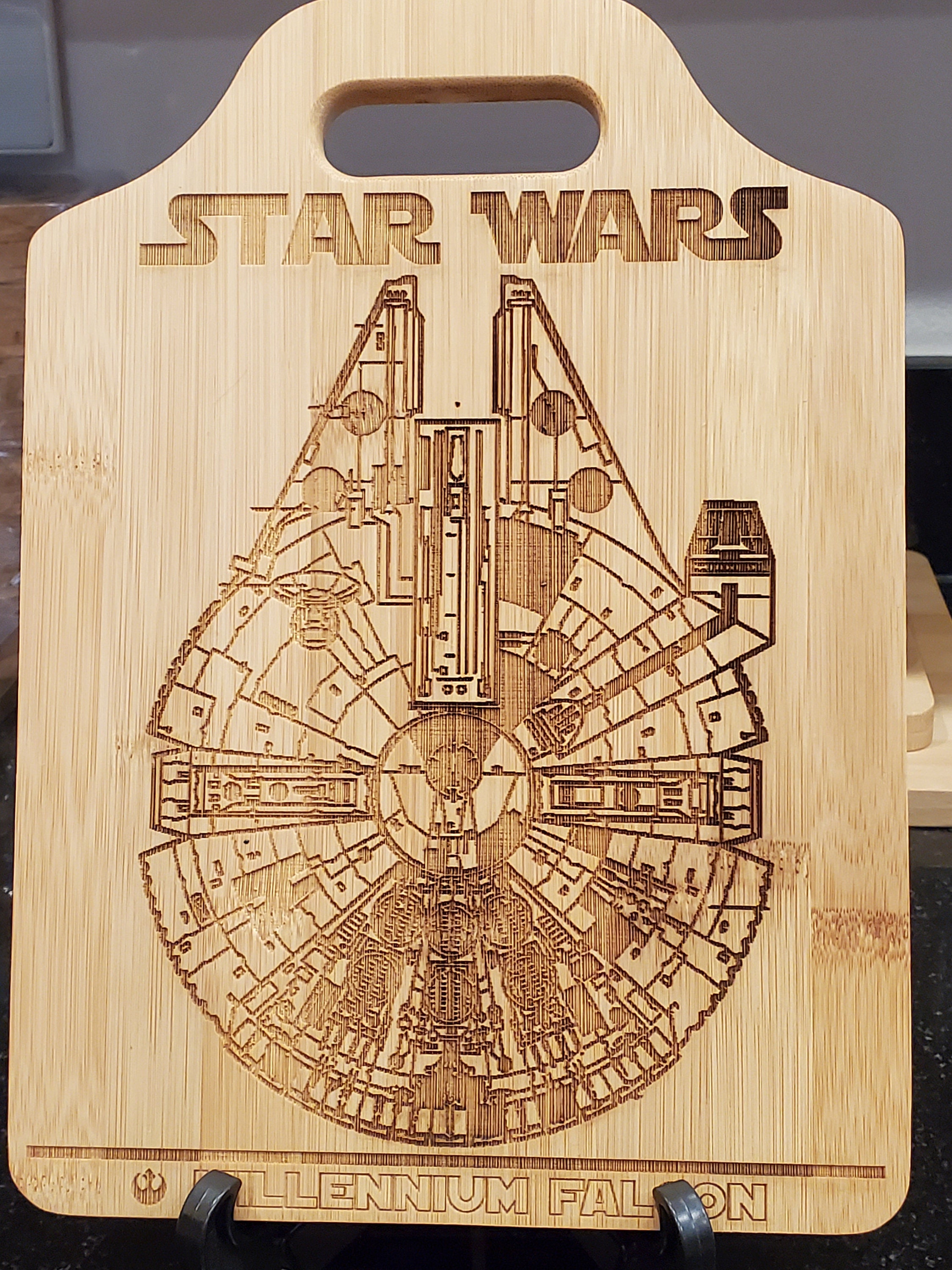 Star Wars Choose Wisely Wooden Cutting Board - Kitchenware