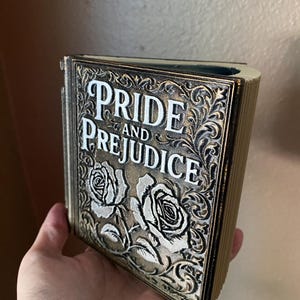 Pride and Prejudice vintage book planter