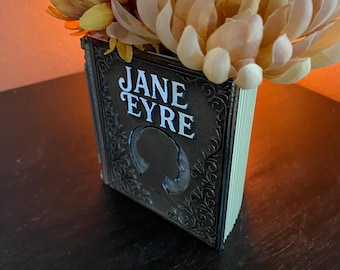 Jane Eyre vintage book planter