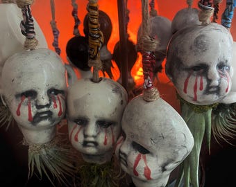 Gothic baby  air plant hanger
