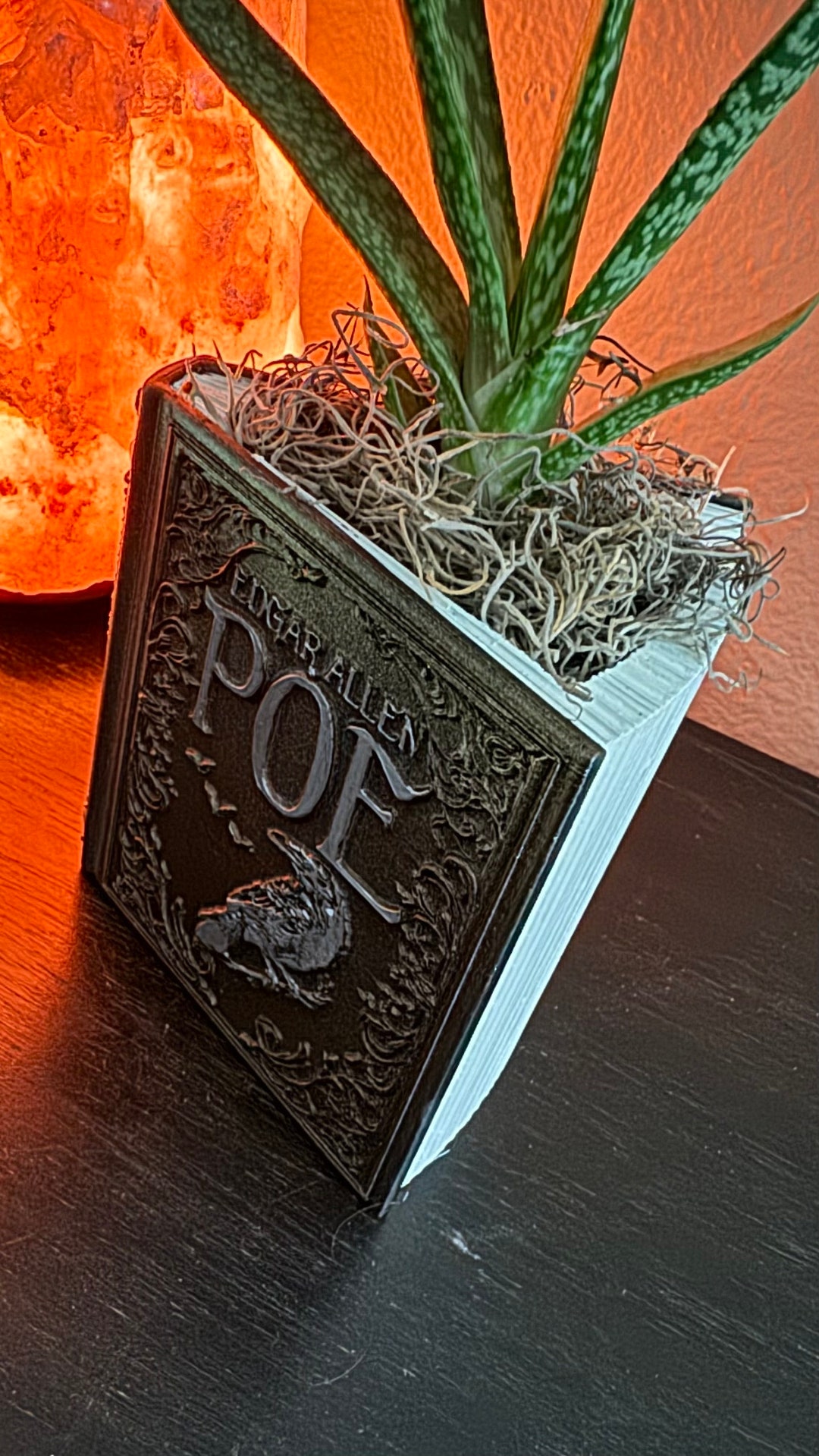 Edgar Allan Poe Book Planter - Etsy