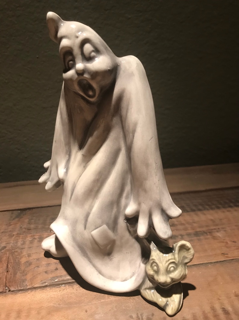 Ghost Halloween statue Etsy