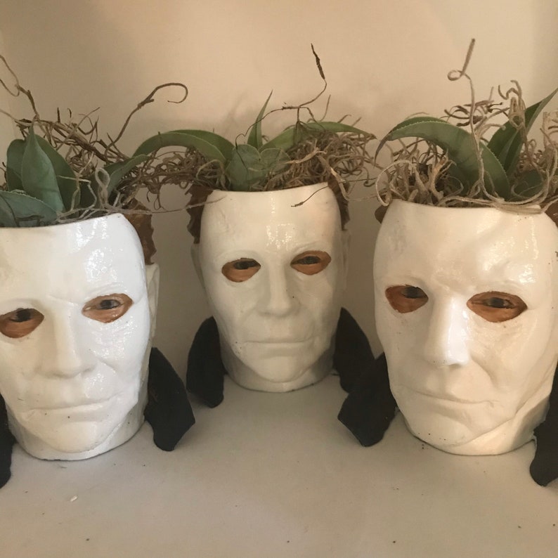 Halloween Michael Myers Planter Etsy