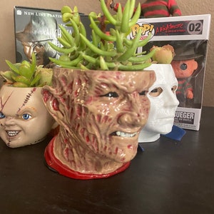 Freddy Krueger nightmare on elm street planter