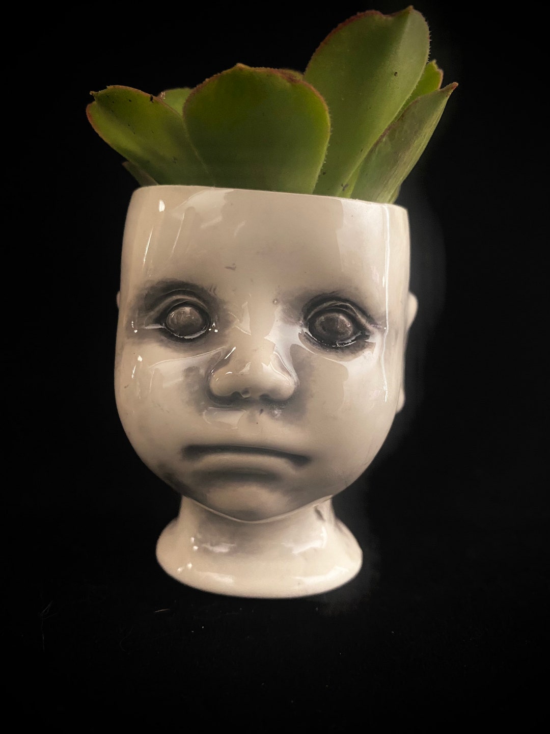 Mini Baby Doll Head Planter. Etsy